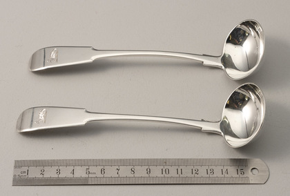 Scottish Provincial Silver Toddy Ladles (Pair) - Aberdeen, William Jamieson